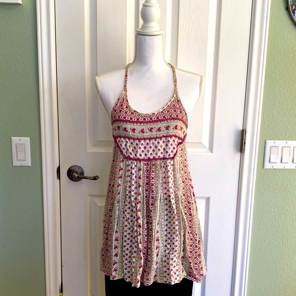 Strappy hippie long top or short dress